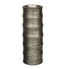 Lambert Cobano Gefäß/Übertopf - silber - Höhe 72 cm - Ø 24 cm