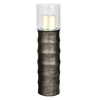 Lambert Cobano Windlicht - silber - Höhe 102 cm - Ø 24 cm