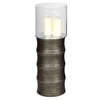 Lambert Cobano Windlicht - silber - Höhe 72 cm - Ø 24 cm