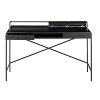 Lambert Derrick Schreibtisch Hotelversion - schwarz - 100x50x80, 5 cm