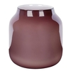 Lambert Ferrata Vase - bordeaux metallic - Höhe 24, 5 cm - Ø 22 cm