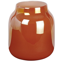Lambert Ferrata Vase - kürbis metallic - Höhe 24, 5 cm - Ø 22 cm