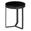 Lambert Harry Beistelltisch mit Schublade - schwarz - Höhe 57 cm - Ø 45 cm