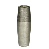 Lambert Kamara Gefäß/Übertopf - silber - Höhe 66 cm - Ø 19 cm