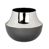 Lambert Kaya Gefäß/Vase - anthrazit nickel - Höhe 21 cm - Ø 24, 5 cm