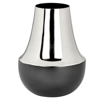 Lambert Kaya Gefäß/Vase - anthrazit nickel - Höhe 33 cm - Ø 24 cm