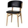 Lambert Leander Stuhl - 2er Set - natur geölt - 50x55cm,  Höhe: 82 cm
