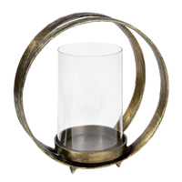 Lambert Lumberto Windlicht - bronze antik - Höhe 45, 5 cm