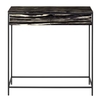 Lambert Mena Konsole Zebrano - schwarz/weiß - Höhe 86 cm - 85x34 cm