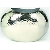 Lambert Naomi Gefäß/Vase - silber - 37 x 22 cm - H 24 cm