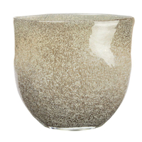 Lambert Perugino Vase - greige - 25x9x25 cm