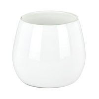 Lambert PISANO Vase mittel - weiß - Höhe 24 cm - Ø 25 cm