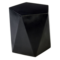 Lambert Prismo Beistelltisch/Hocker - schwarz - 45x45 cm - Höhe 46 cm