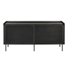 Lambert Roman Sideboard - schwarz - 160x 45x75, 5 cm