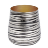 Lambert Twister Windlicht/Gefäß - antik nickel - Höhe 12 cm