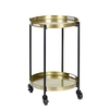 Lambert Valetto Servierwagen/Barwagen - bronze antik - Höhe 63 cm - Ø 44 cm