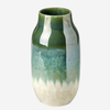 Lambert Zaya Gefäß/Vase - oliv-aqua-ecru - Höhe 32 cm - Ø 16 cm
