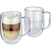 Latte Macchiato-Glas 2er-Set - glas - 2 x 300 ml
