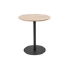 LEITMOTIV Dot Beistelltisch - black-oak - Höhe 45 cm - Ø 40 cm