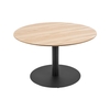 LEITMOTIV Dot Kaffeetisch - black-oak - Höhe 35 cm - Ø 60 cm
