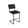 Leitmotiv Keen Barstuhl - 2er Set - black - 2 Stühle à 47x56x102 cm