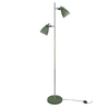 Leitmotiv Mingle Stehlampe wood - green/wood - Ø 12 cm - Höhe 152 cm