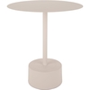 Leitmotiv Nowa Beistelltisch - warm grey - Ø 40 cm - Höhe 45 cm