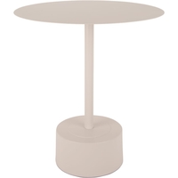 Leitmotiv Nowa Beistelltisch - warm grey - Ø 40 cm - Höhe 45 cm