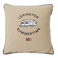 LEXINGTON Airstreamer Cotton Twill Kissenhülle - beige - 50x50 cm