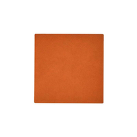 Lind DNA Square Hippo Tischset - 4er Set - orange - 4er Set - 28x28 cm