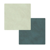 Lind DNA Square Nupo Glasuntersetzer - dark green/olive green - 1 Stück à 10x10 cm