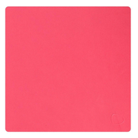 Lind DNA Square Nupo Tischset - 4er Set - raspberry - 4er Set - 28x28 cm