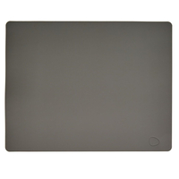 Lind DNA Square Softbuck Tischset - 4er Set - dark grey - 4er Set - 35x45 cm