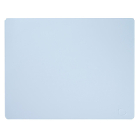 Lind DNA Square Softbuck Tischset - 4er Set - sky blue - 4er Set - 35x45 cm
