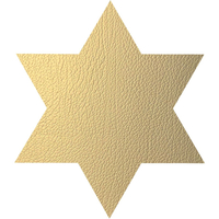Lind DNA STAR Hippo Tischset - gold - 34, 5x34, 5 cm