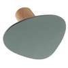 Lind DNA Wall Dot Nupo Wandhalterung - 2er Set - pastel green/anthracite/nature - 2er Set - 8x10 cm