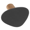 Lind DNA Wall Dot Nupo Wandhalterung - black/anthracite/nature - 1 Stück à 11x13 cm