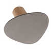 Lind DNA Wall Dot Nupo Wandhalterung - light grey/anthracite/nature - 1 Stück à 11x13 cm