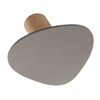 Lind DNA Wall Dot Nupo Wandhalterung - light grey/anthracite/nature - 1 Stück à 8x10 cm