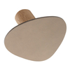Lind DNA Wall Dot Nupo Wandhalterung - sand/bronze/nature - 1 Stück à 11x13 cm