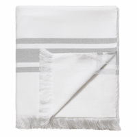 Linum AKI Duschtuch - Light stone grey - 100x150 cm