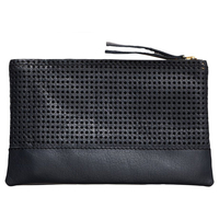 Linum CAPRA Accessoire-Tasche - Black - 22x12 cm