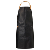 Linum FUEGO Schürze aus Leder - black H01 - 70x90 cm