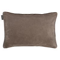 Linum PAOLO Kissenhülle - mole brown G14 - 40x60 cm