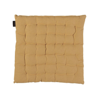 Linum PEPPER Sitzkissen - Straw yellow E37 - 40x40x3 cm