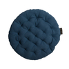 Linum PEPPER Sitzkissen rund - indigoblau C99 - Ø 37 cm - Höhe 3 cm