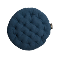 Linum PEPPER Sitzkissen rund - indigoblau C99 - Ø 37 cm - Höhe 3 cm
