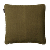 Linum Raw Kissenhülle - Golden olive green A82 - 50x50 cm
