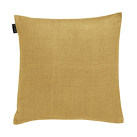 Linum SETA Kissenhülle - straw yellow E37 - 50x50 cm