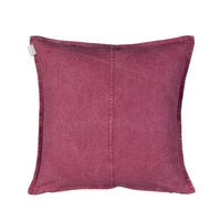 Linum West Kissenhülle - cerise red D43 - 50x50 cm